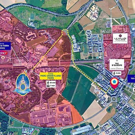 Disneyland-Paris 7 Pers, Netflix, Wifi, 2 Parking Chessy  Ngoại thất bức ảnh