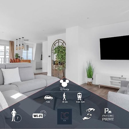 Disneyland-Paris 7 Pers, Netflix, Wifi, 2 Parking Chessy  Ngoại thất bức ảnh